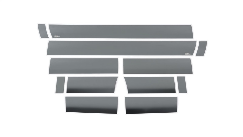 Putco 11-16 Ford SuperDuty - Super Cab 6.5ft (10pcs - 6.25in Wide) Black Platinum Rocker Panels - 9751452BP