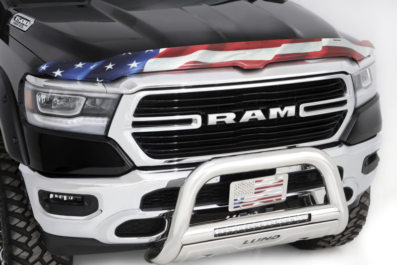 Stampede 2009-2018 Dodge Ram 1500 Excludes Rebel Models Vigilante Premium Hood Protector - Flag - 2259-41