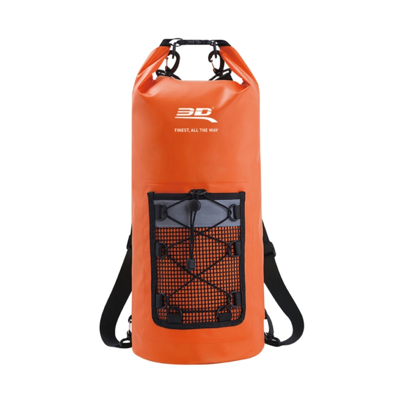 3D MAXpider Roll-Top Dry Bag Backpack - Orange - 6117-21