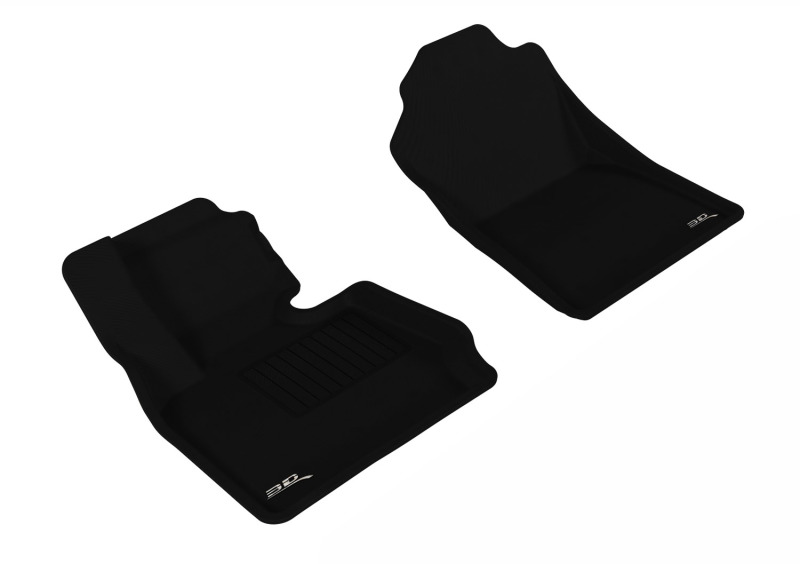 3D MAXpider 2011-2018 BMW X3/X4 F25/F26 Kagu 1st Row Floormat - Black - L1BM03211509