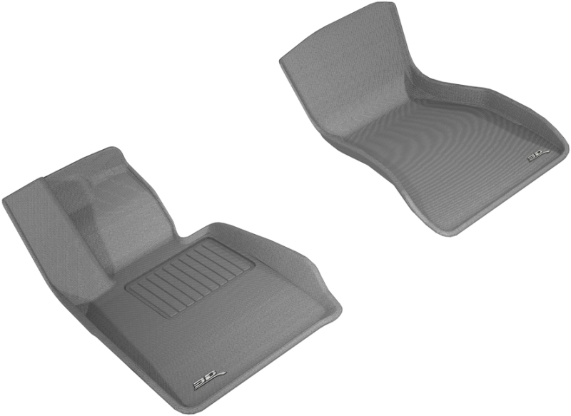 3D MAXpider 2017-2020 BMW 5 Series G30/G31 Kagu 1st Row Floormat - Gray - L1BM08411501