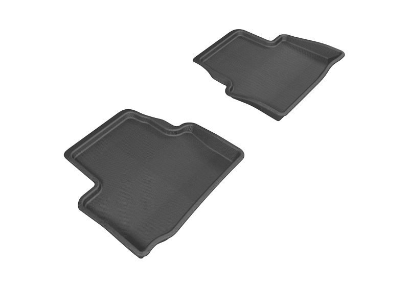 3D MAXpider 2013-2019 Cadillac ATS/ATS-V Kagu 2nd Row Floormats - Black - L1CD00621509