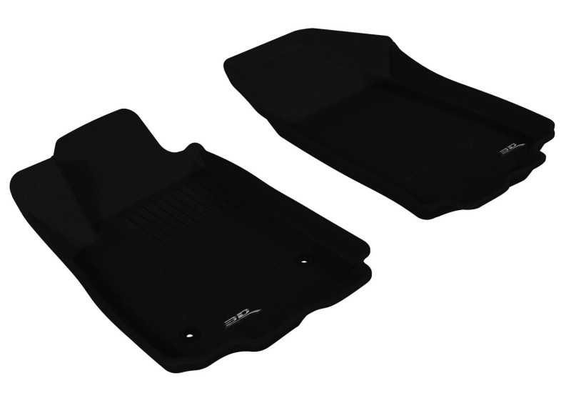 3D MAXpider 2012-2020 Chevrolet Sonic Kagu 1st Row Floormat - Black - L1CH02911509