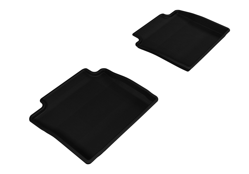 3D MAXpider 2014-2020 Chevrolet Impala Kagu 2nd Row Floormats - Black - L1CH04221509