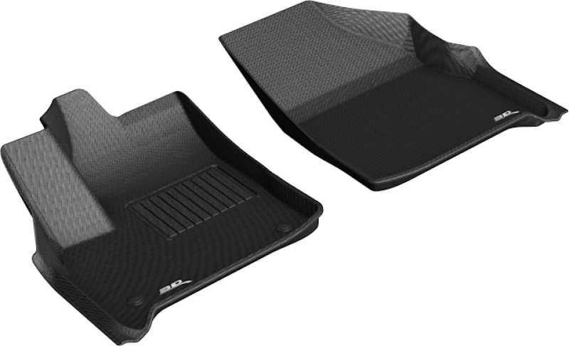 3D MAXpider 2018-2020 Chevrolet Traverse Kagu 1st Row Floormat - Black - L1CH08611509