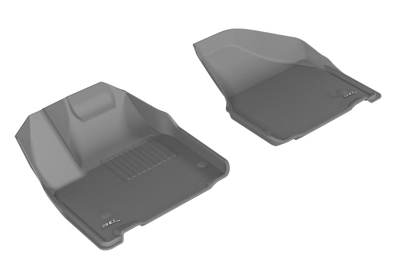 3D MAXpider 2017-2020 Chrysler Pacifica/Voyager Kagu 1st Row Floormat - Gray - L1CY00511501