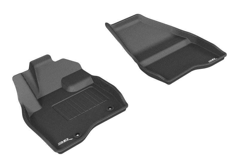 3D MAXpider 2015-2016 Ford Explorer Kagu 1st Row Floormat - Black - L1FR09111509