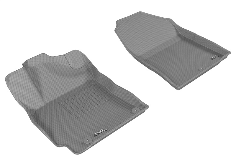 3D MAXpider 2017-2020 Hyundai Elantra Kagu 1st Row Floormat - Gray - L1HY07111501