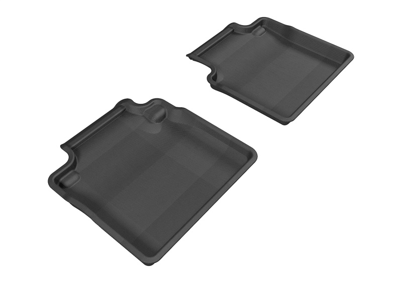 3D MAXpider 2011-2019 Infiniti Q70/M37 Kagu 2nd Row Floormats - Black - L1IN01521509