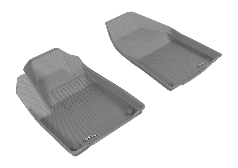 3D MAXpider 2015-2020 Jeep Cherokee Kagu 1st Row Floormat - Gray - L1JP01511501