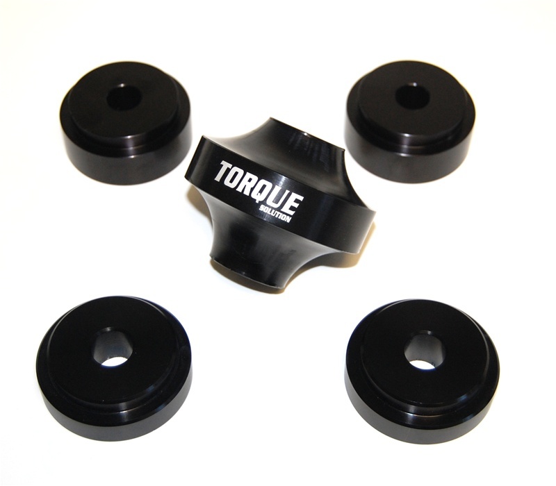 Torque Solution Solid Differential Bushing w/ Billet Inserts: Mitsubishi Evolution X MR & GSR 2008+ - TS-EVX-005