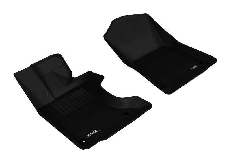 3D MAXpider 2013-2019 Lexus GS/GS Hybrid Kagu 1st Row Floormat - Black - L1LX03011509