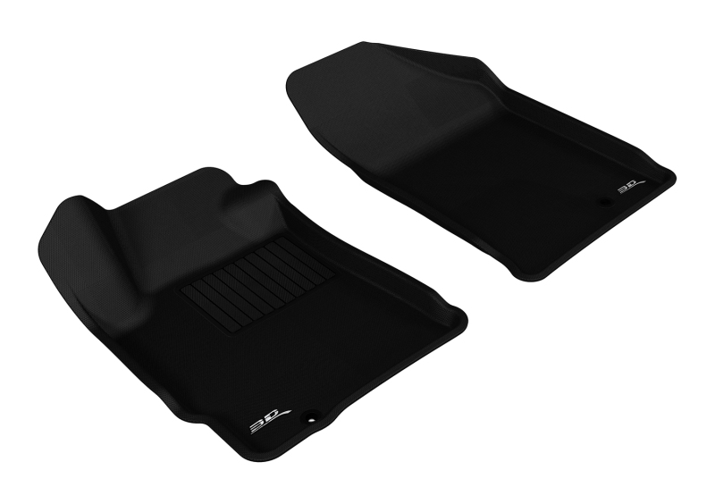 3D MAXpider 2007-2012 Nissan Altima Coupe/Sedan Kagu 1st Row Floormat - Black - L1NS06211509