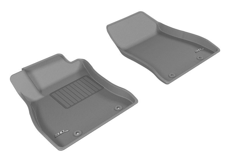 3D MAXpider 2013-2019 Nissan Sentra Kagu 1st Row Floormat - Gray - L1NS07611501