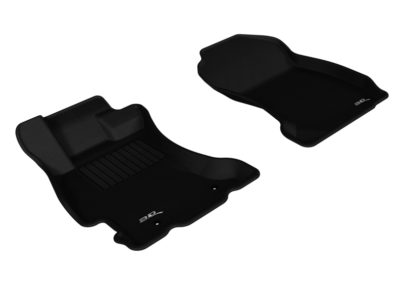 3D MAXpider 2014-2018 Subaru Forester Kagu 1st Row Floormat - Black - L1SB00911509