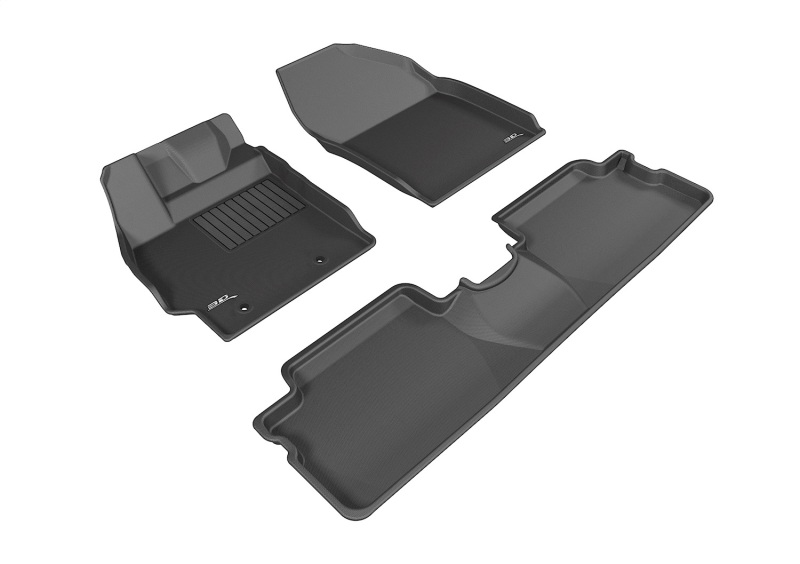 3D MAXpider 2013-2015 Scion XB Kagu 1st & 2nd Row Floormats - Black - L1SC00501509
