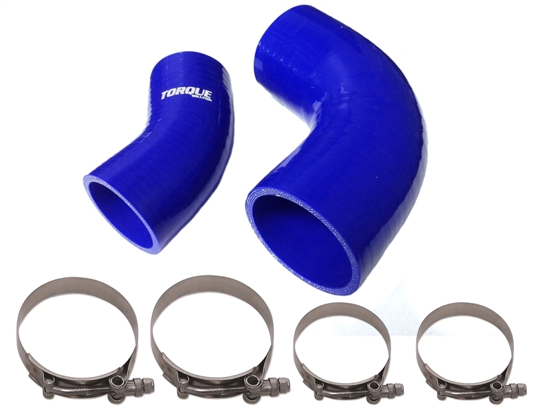 Torque Solution IC Boost Tubes (Blue): Mazdaspeed 3 2007-2013 - TS-MS-011BL