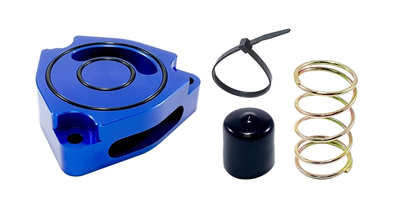 Torque Solution Blow Off BOV Sound Plate (Blue) 11+ Hyundai Veloster Turbo - TS-SP2-HVBU