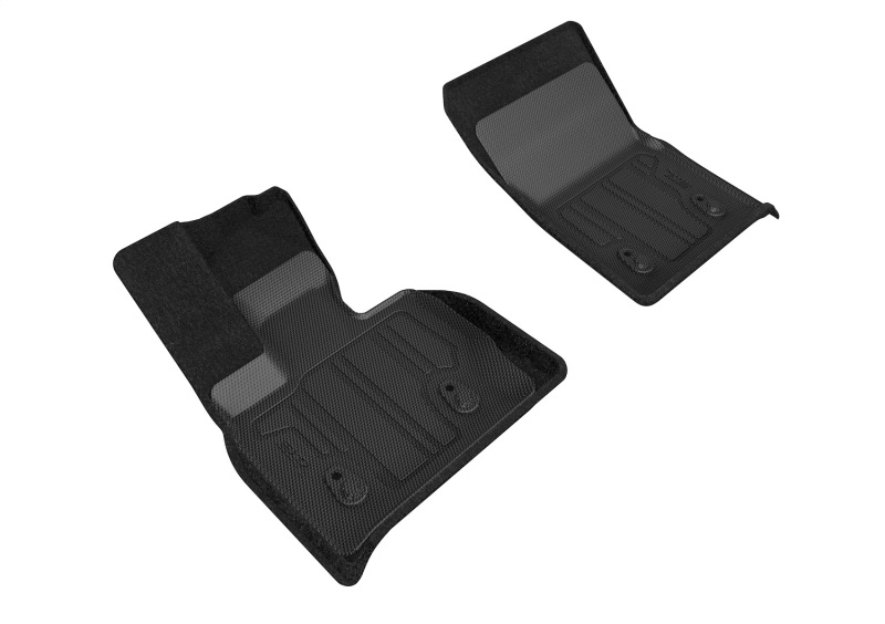 3D MAXpider 19-21 Mercedes-Benz G-Class Elegant Hybrid 1st Row Floormat - Black - SLMB10914709