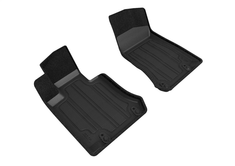 3D MAXpider 16-21 Mercedes-Benz GLC-Class (X205) Elegant Hybrid 1st Row Floormat - Black - SLMB07914709