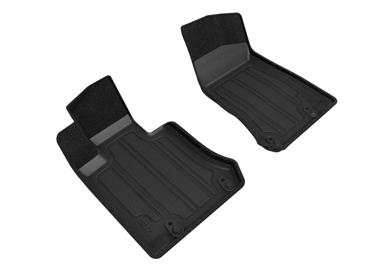 3D MAXpider 16-21 Mercedes-Benz GLC-Class (X205) Elegant Hybrid 1st Row Floormat - Black - SLMB07914709