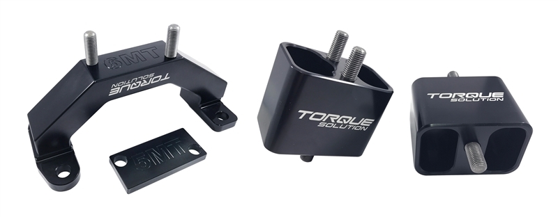 Torque Solution Solid Billet Aluminum Engine & Transmission Mounts 02-14 Subaru WRX / 04-17 STi - TS-SU-250SB