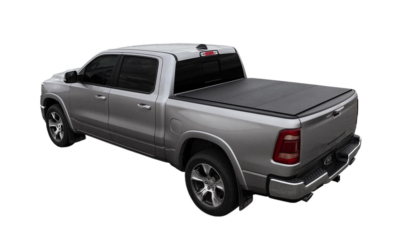 Access LOMAX Tri-Fold Cover Black Urethane 19+ Dodge Ram - 5ft 7in Bed (Except Classic w/o RamBox) - B3040039