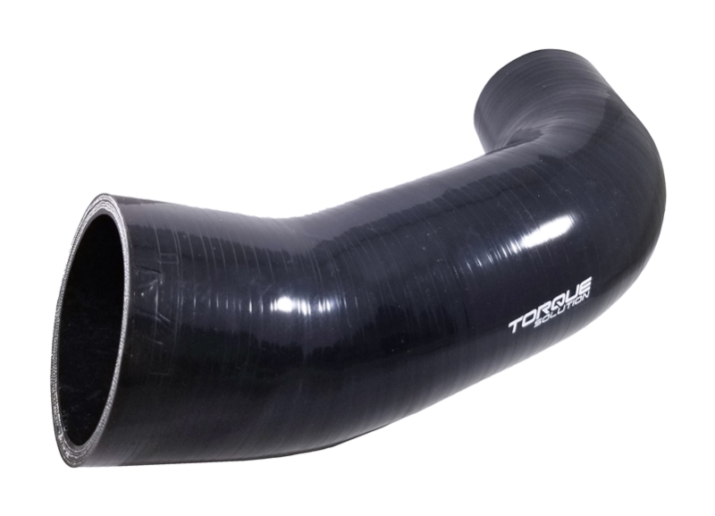 Torque Solution Turbo Inlet Hose Black: 2015+ VW Golf/GTI/Golf R (MK7) / 2015+ Audi A3/S3 - TS-VW-394