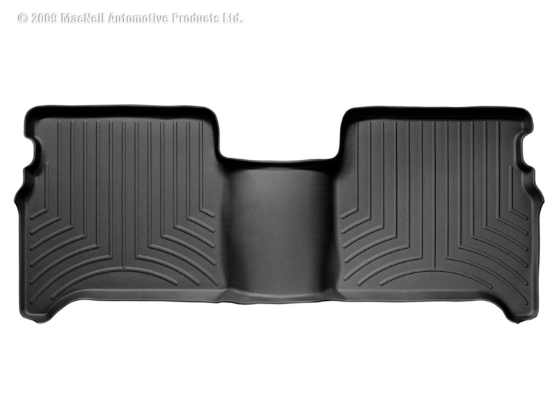 WeatherTech 04+ Nissan Titan Crew Cab Rear FloorLiner - Black - 440192