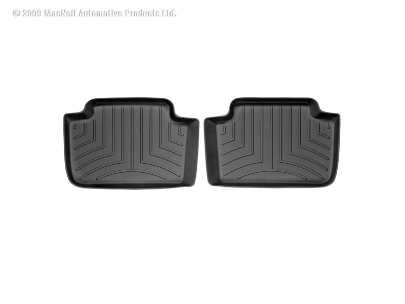 WeatherTech 04+ BMW X3 Rear FloorLiner - Black - 440382