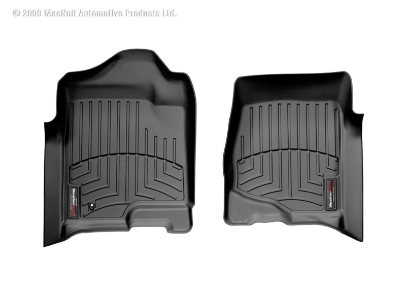 WeatherTech 07+ Chevrolet Avalanche Front FloorLiner - Black - 440661