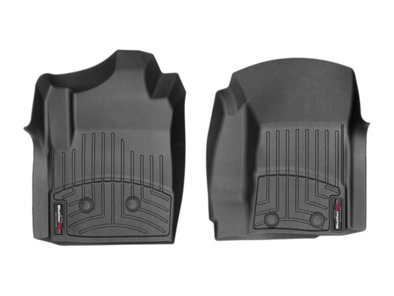 WeatherTech 2015+ Chevrolet Silverado 3500 Regular Cab Front FloorLiner - Black - 4410861V