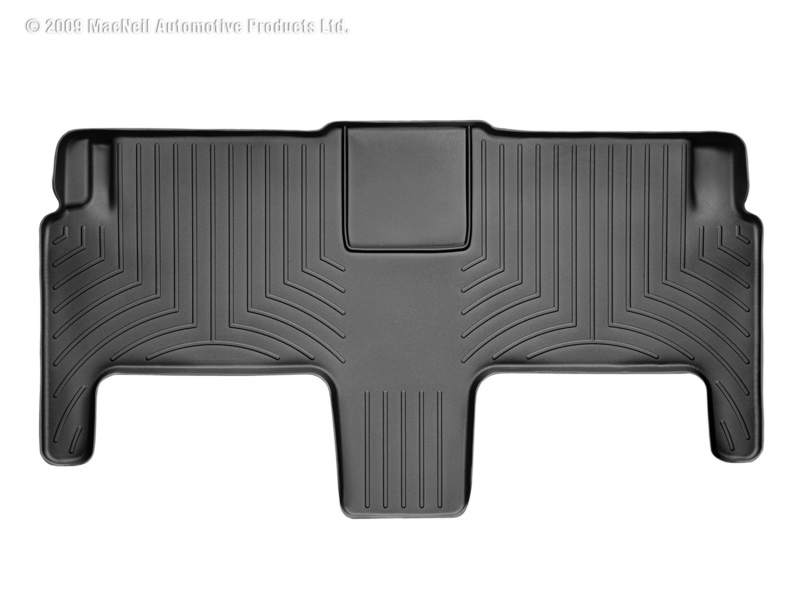 WeatherTech 08+ Chrysler Town & Country Rear FloorLiner - Black - 441412