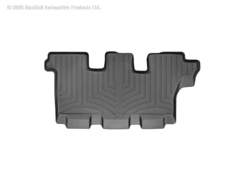 WeatherTech 09+ Kia Borrego Rear FloorLiner - Black - 441823