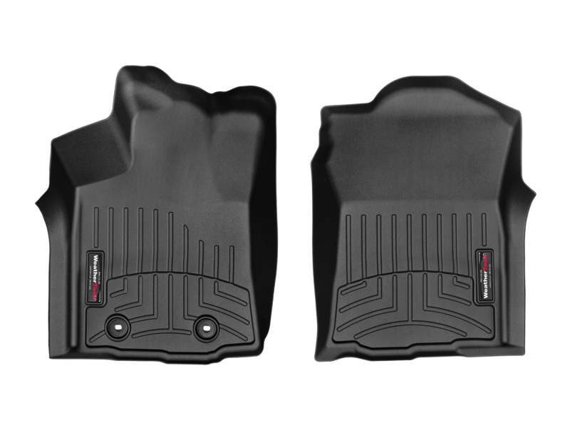 WeatherTech 16+ Toyota Tacoma Double Cab (Auto Trans Only) Front Floorliner - Black - 448671