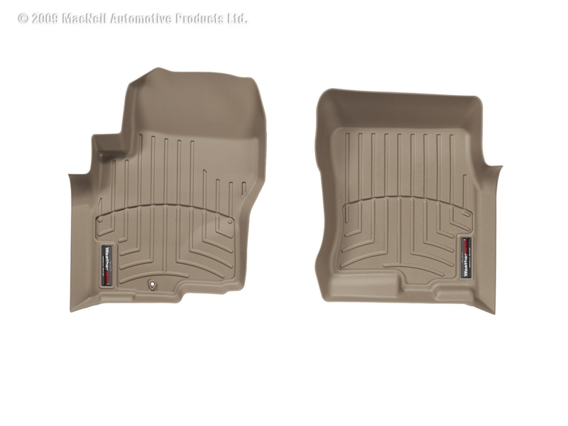 WeatherTech 05+ Nissan Frontier Crew Cab Front FloorLiner - Tan - 450471