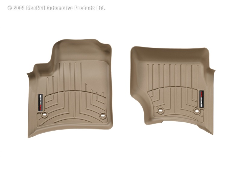 WeatherTech 04-10 Porsche Cayenne Front FloorLiner - Tan - 450451