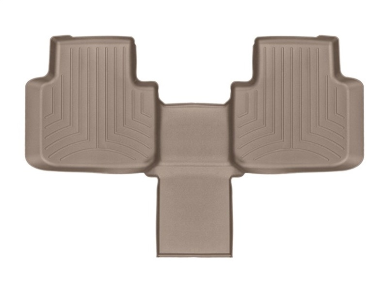 WeatherTech 2018+ Volkswagen Atlas Rear FloorLiner - Tan (w/ 2nd Row Bucket Seats) - 4510842