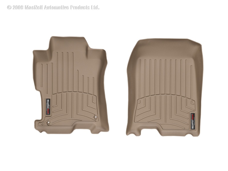 WeatherTech 08-12 Honda Accord Front FloorLiner - Tan - 451481