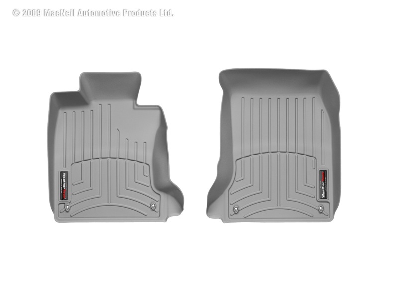 WeatherTech 04-10 BMW 528i/528xi Front FloorLiner - Grey - 461641