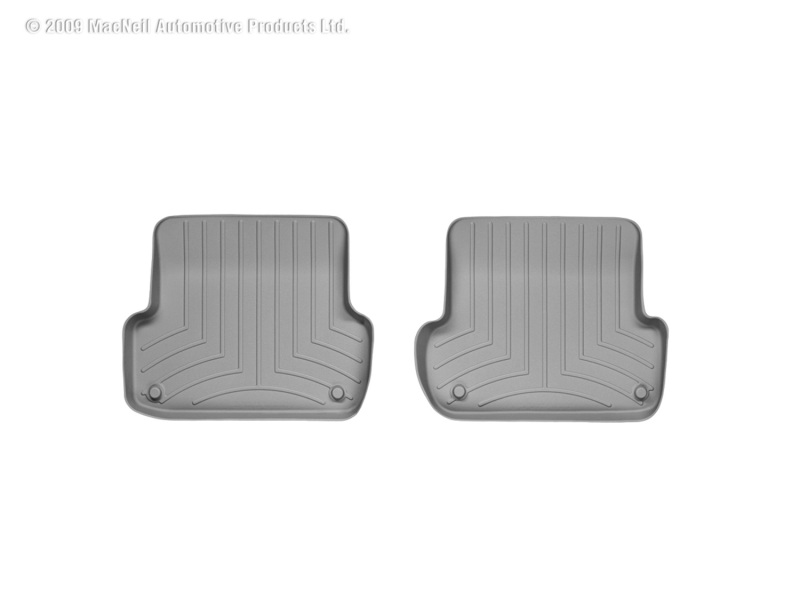 WeatherTech 02-08 Audi A4/S4/RS4 Rear FloorLiner - Grey - 461942