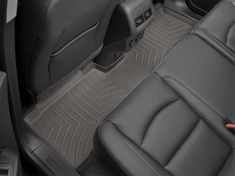 WeatherTech 2018+ Lincoln Navigator Rear FloorLiner - Cocoa (Vehicles w/2nd Row Bucket Seats) - 4712958