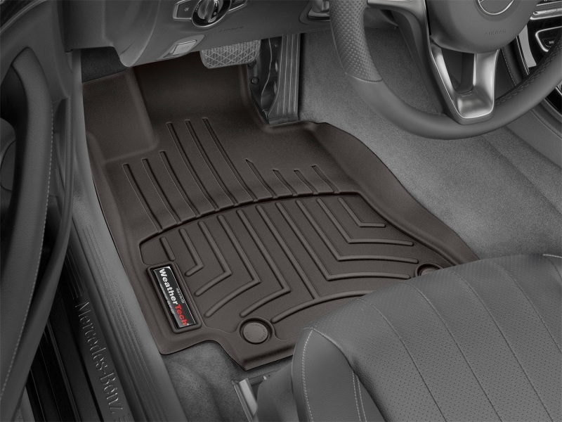 WeatherTech 2015+ Ford Mustang Front FloorLiner - Cocoa - 476991