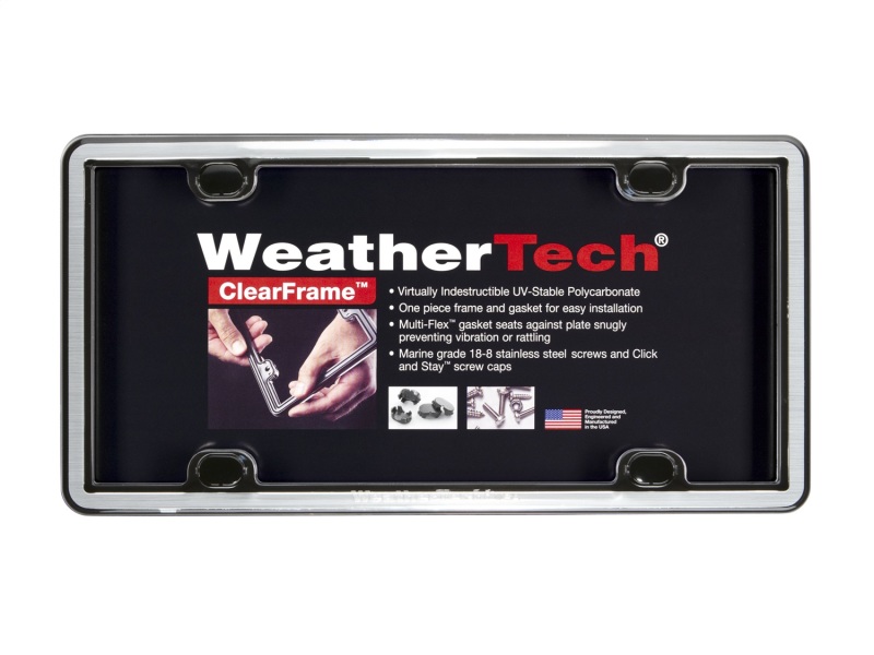 WeatherTech ClearFrame Kit - Brushed Stainless - 63027