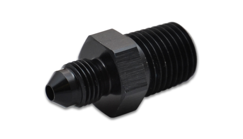 Vibrant -4AN to 1/4in NPT Straight Adapter Fitting - Aluminum - 10216