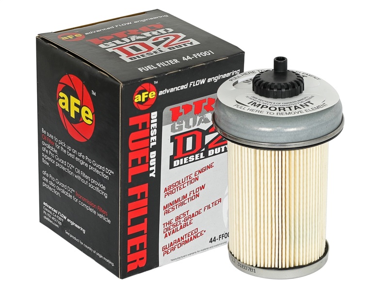 aFe ProGuard D2 Fluid Filters Fuel F/F FUEL GM Diesel Trucks 92-00 V8- 6.2L 6.5L (td) - 44-FF001