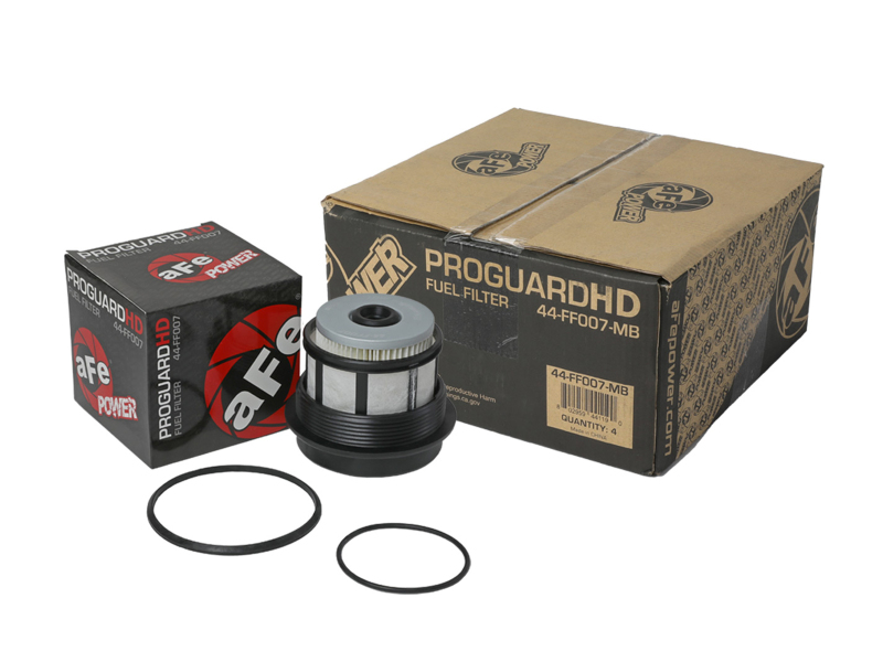 aFe ProGuard D2 Fuel Filters F/F Fuel Ford Diesel Trucks 98-03 V8 7.3L - 44-FF007-MB