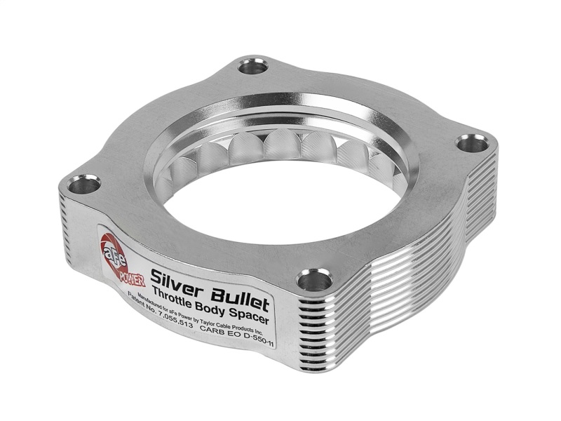 aFe Silver Bullet Throttle Body Spacer N62 Only BMW (E53) 04-09 5series (E60) 04-09 6series (E63/64) - 46-31001