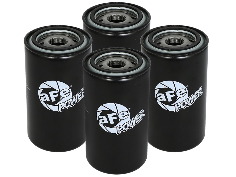 aFe ProGuard D2 Fluid Filters Oil F/F OIL 89-16 Dodge Diesel Trucks L6-5.9L/6.7L (td) (4 Pack) - 44-LF002-MB