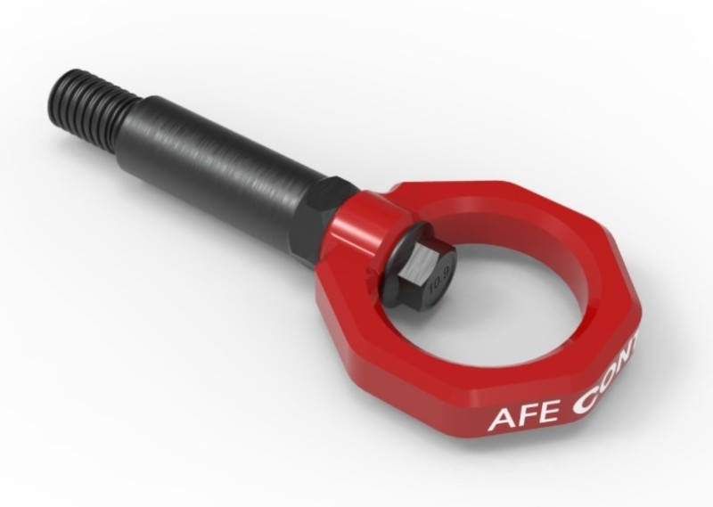 aFe Control Front Tow Hook Red BMW F-Chassis 2/3/4/M - 450-502001-R